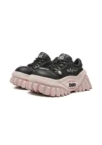 XMZY | Slytherin Platform Summer Sneakers-Black&Pink
