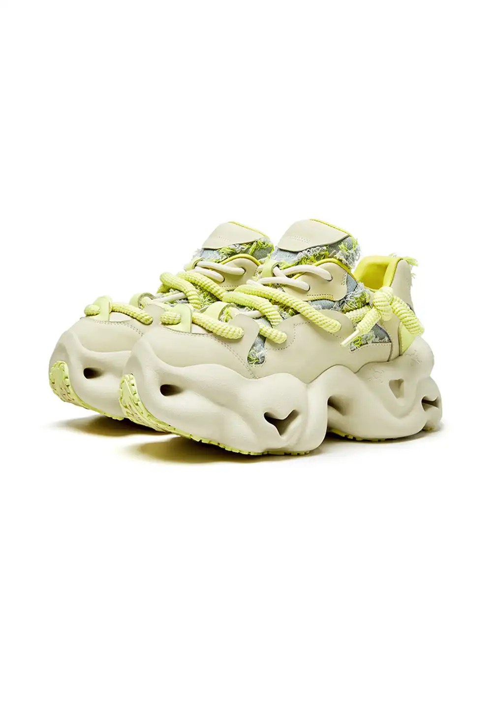 XMZY | 2025 Street Style Leather Dad Shoes-Beige