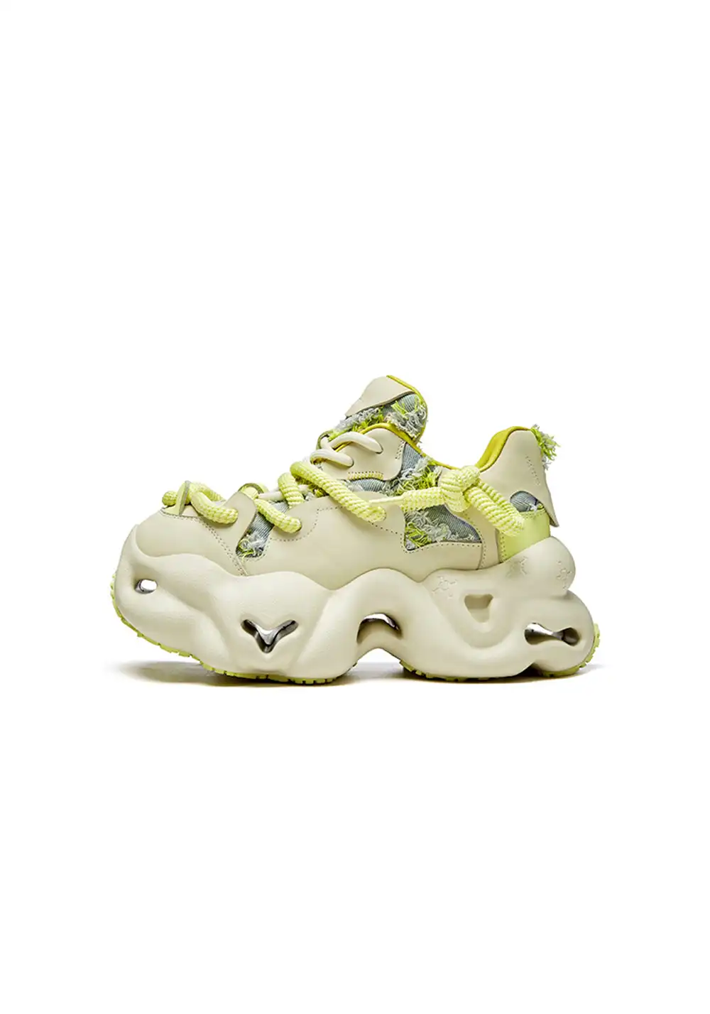 XMZY | 2025 Street Style Leather Dad Shoes-Beige