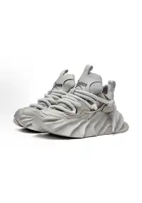 XMZY丨Hollow Platform Sandals -Gray
