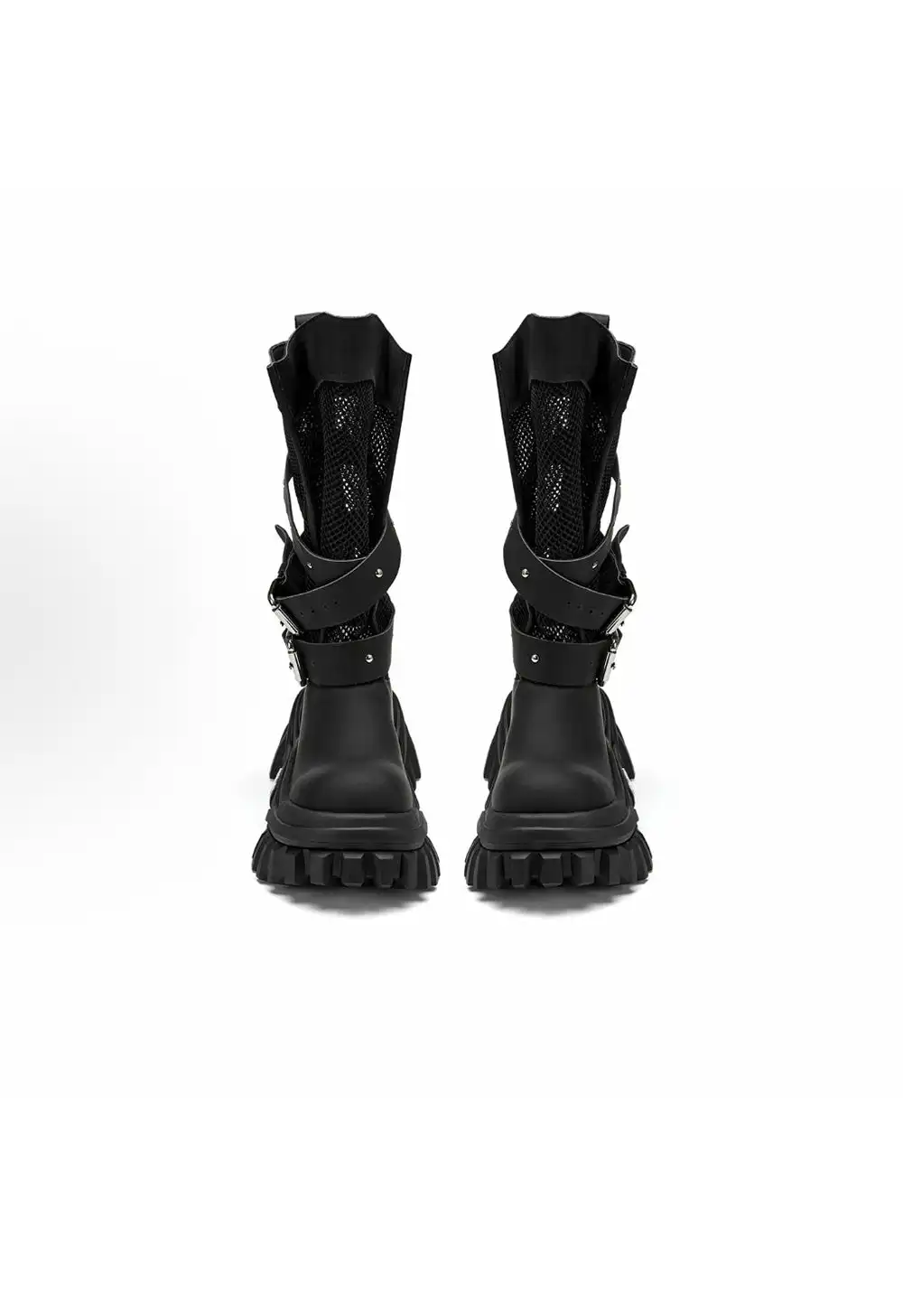 XMZY丨Desert Muse Platform Boots -Black