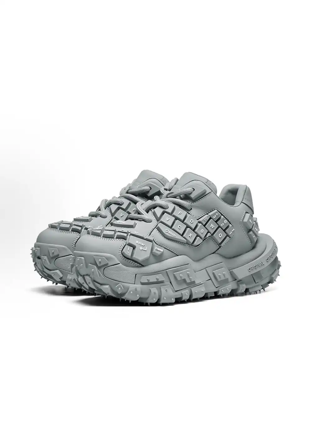 CLEARANCE丨Chunky Keyboard Dad Sneakers -White