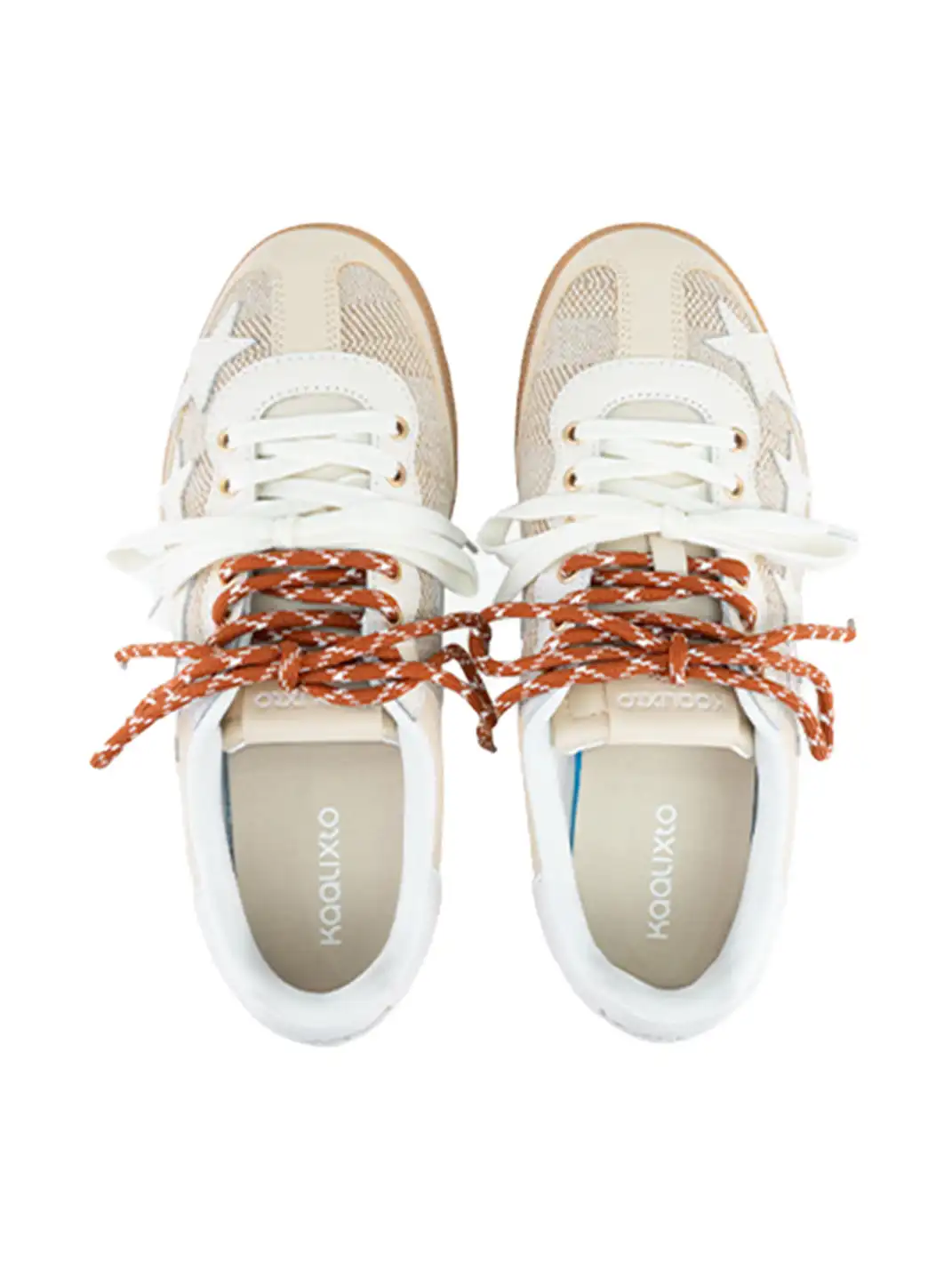 KAALIXTO | Classic Star Trainer Breathable Casual Shoes-Beige
