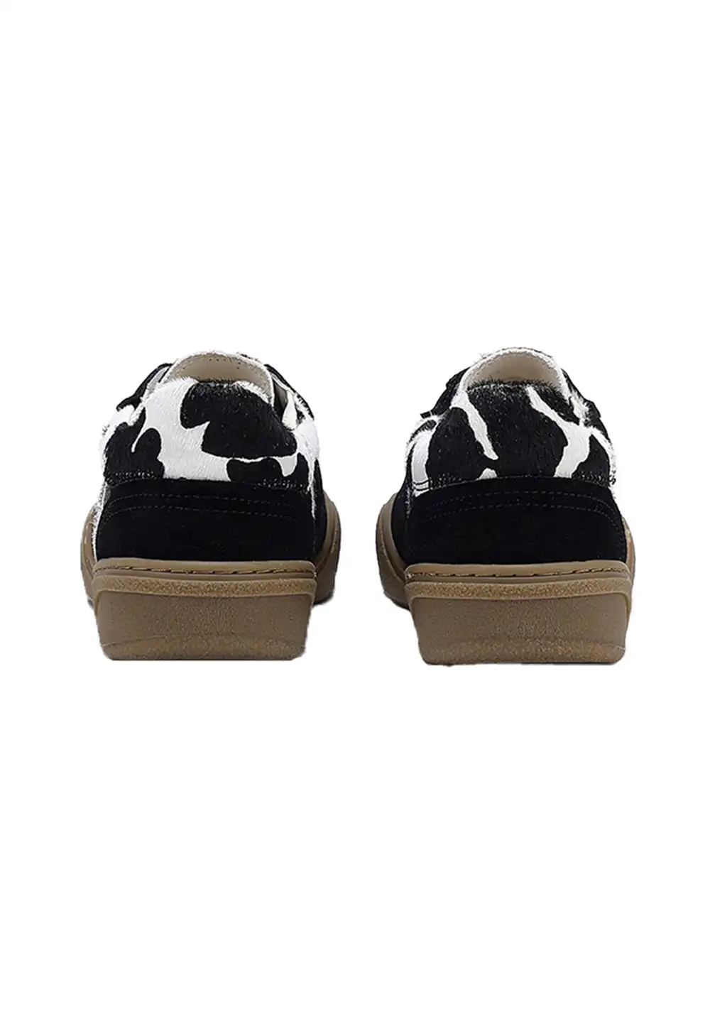 BellaLily丨Cowhide & Horsehair Training Sneakers-Black