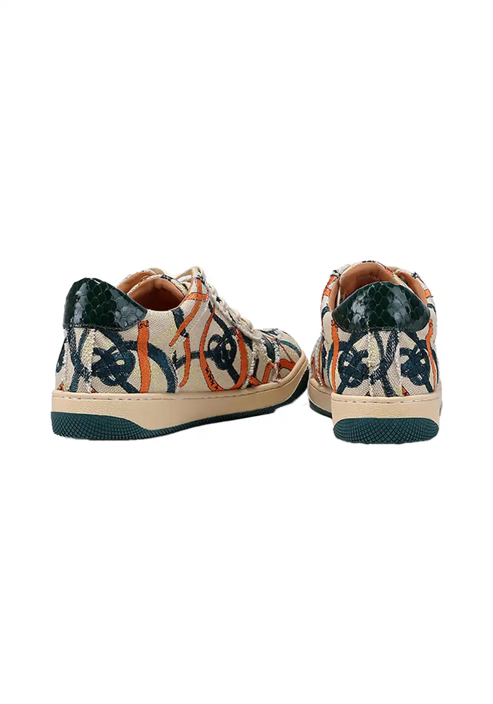 BellaLily丨Breathable Colorful Canvas Sneakers-Green