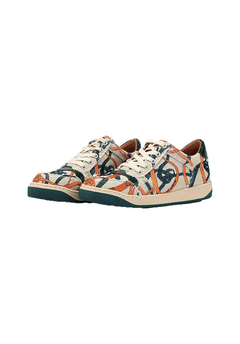 BellaLily丨Breathable Colorful Canvas Sneakers-Green