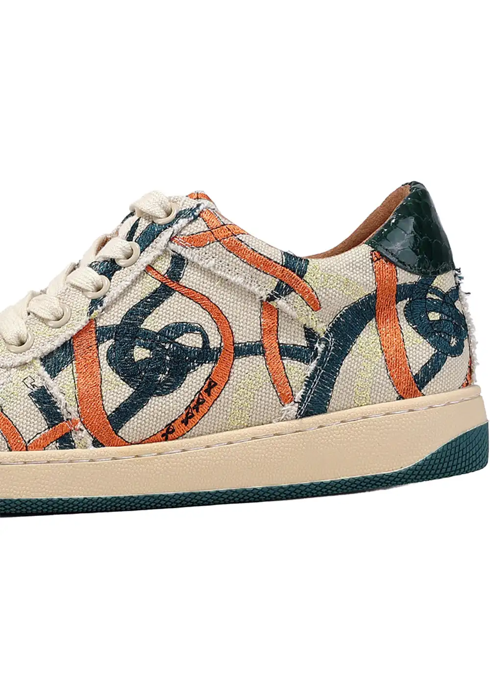 BellaLily丨Breathable Colorful Canvas Sneakers-Green