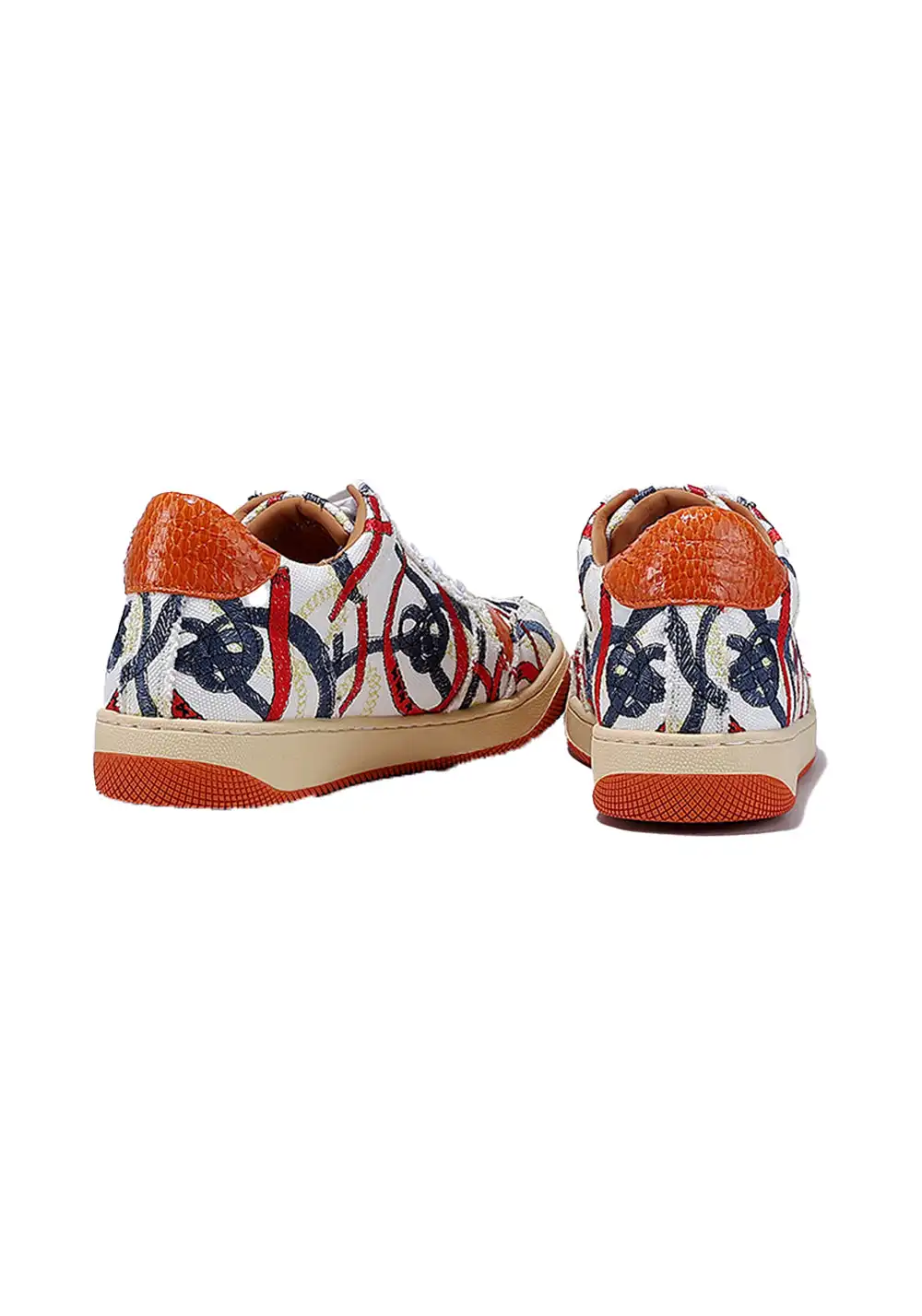BellaLily丨Breathable Colorful Canvas Sneakers-Red
