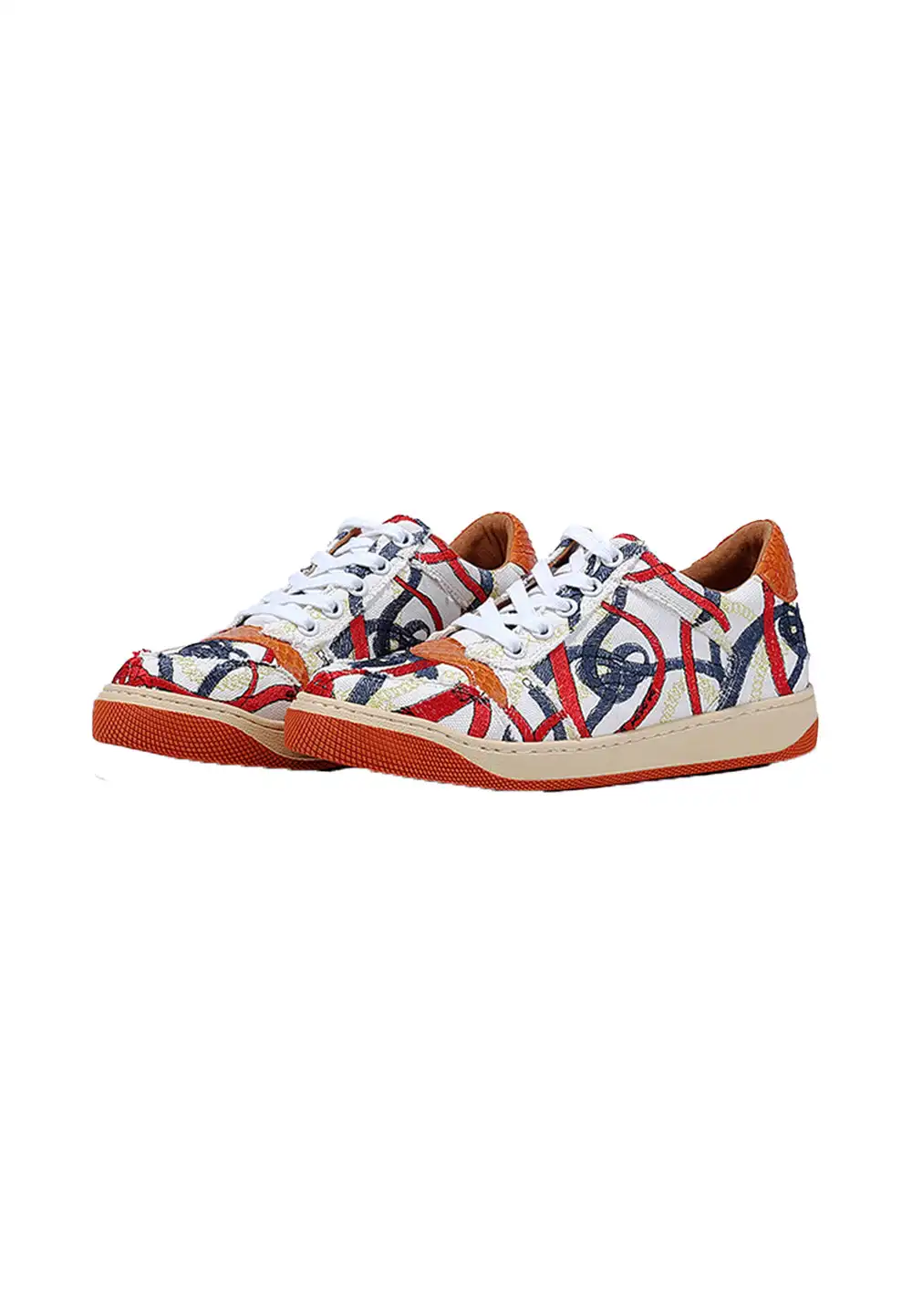 BellaLily丨Breathable Colorful Canvas Sneakers-Red