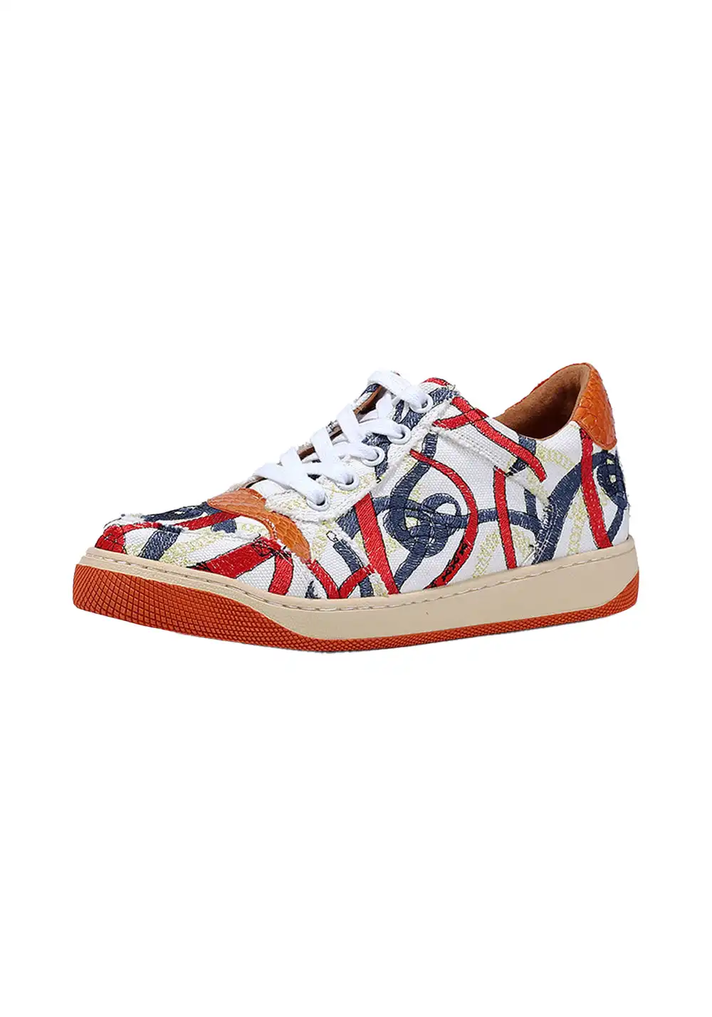 BellaLily丨Breathable Colorful Canvas Sneakers-Red
