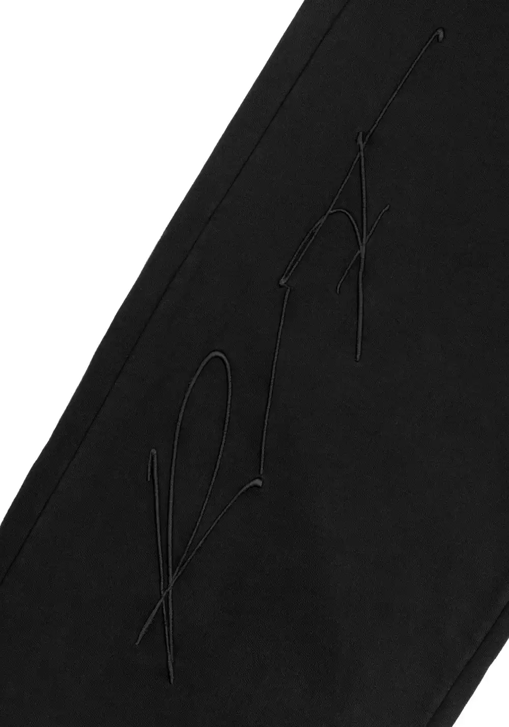 FVVO丨"Street Is Dead" Monochrome Tracksuit-Black PANTS