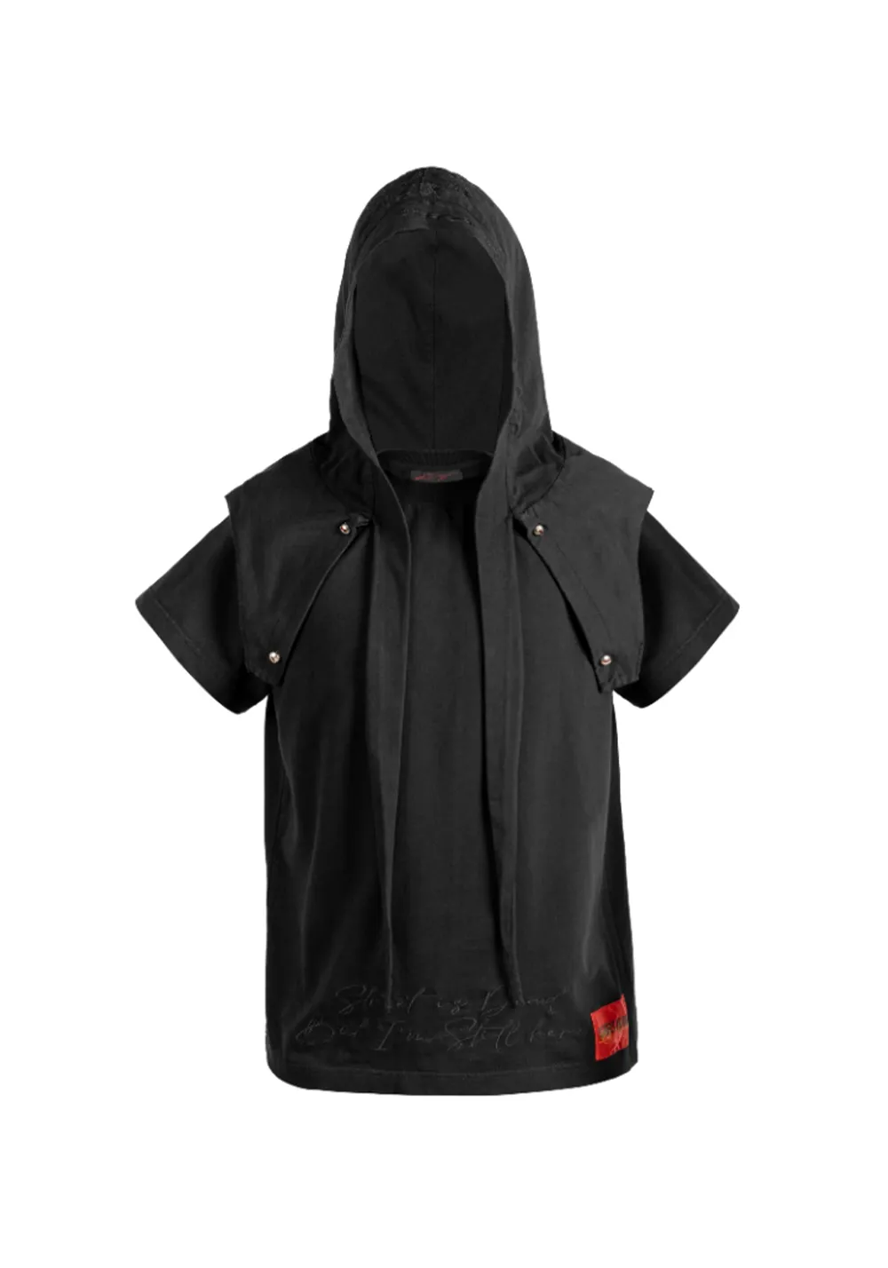 FVVO丨"Street Is Dead" Monochrome Tracksuit-Black TEE