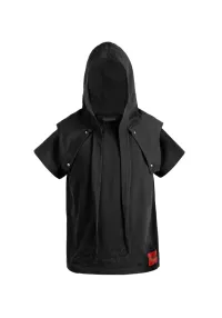 FVVO丨"Street Is Dead" Monochrome Tracksuit-Black TEE