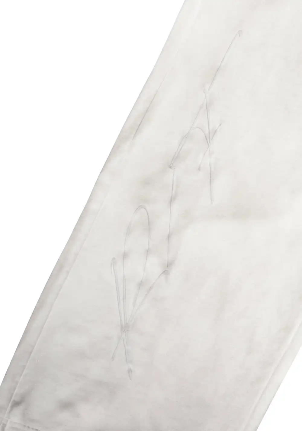 FVVO丨"Street Is Dead" Monochrome Tracksuit-White PANTS