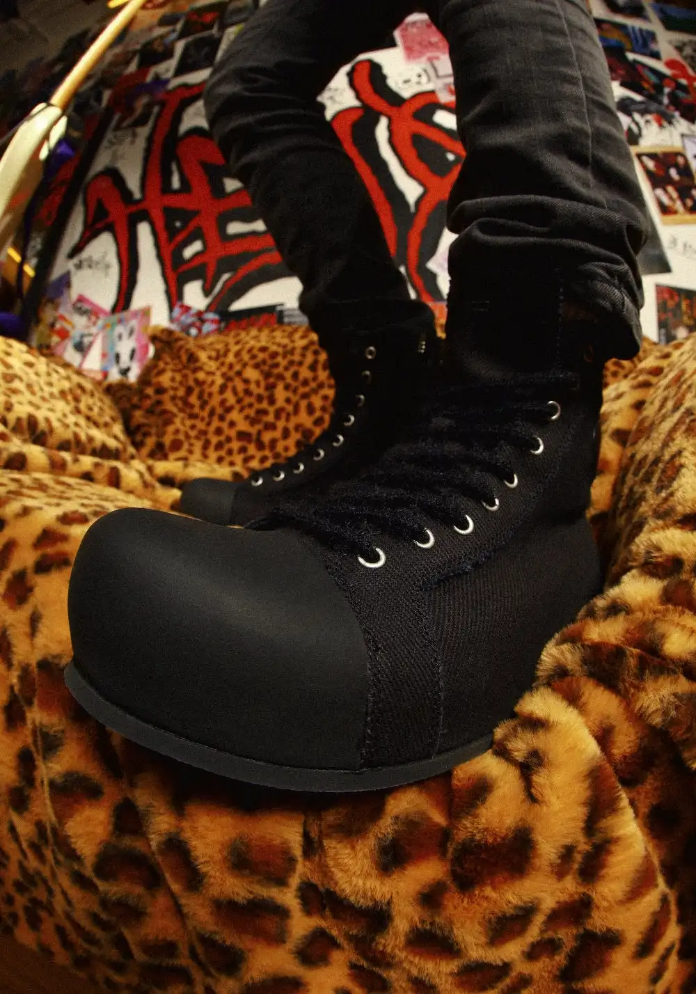FVVO丨R/F 2.0 “ Chaos NOISE ”Canvas boots-Black