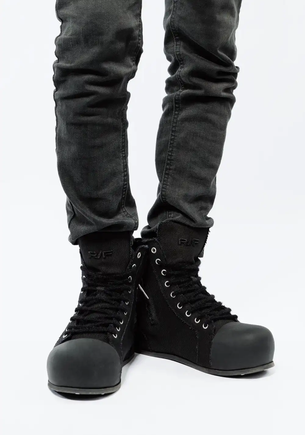 FVVO丨R/F 2.0 “ Chaos NOISE ”Canvas boots-Black