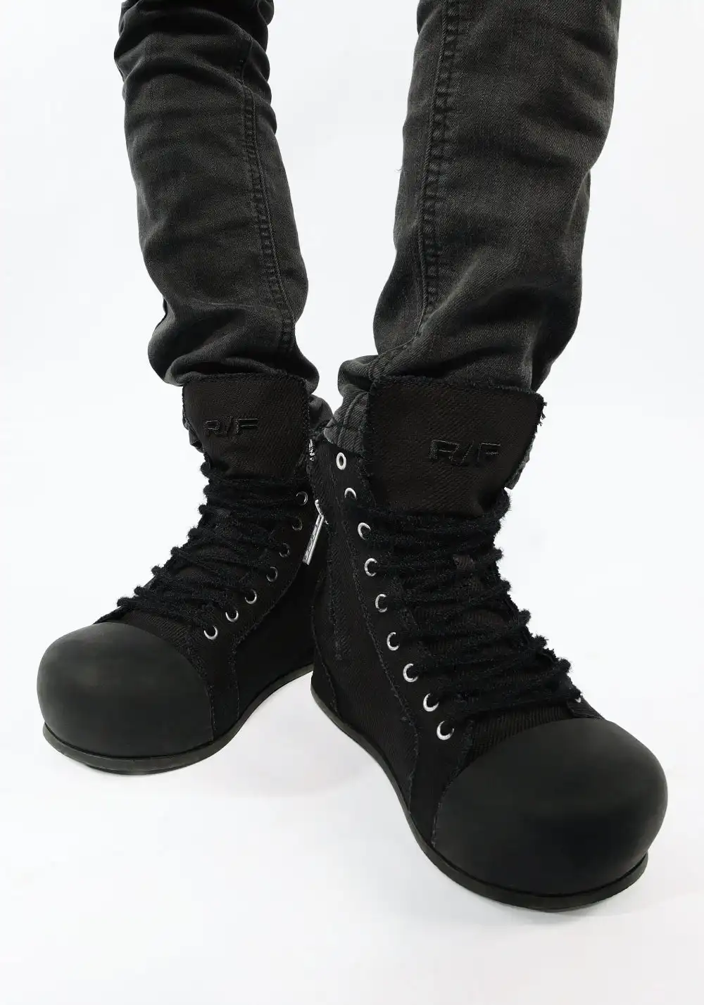 FVVO丨R/F 2.0 “ Chaos NOISE ”Canvas boots-Black