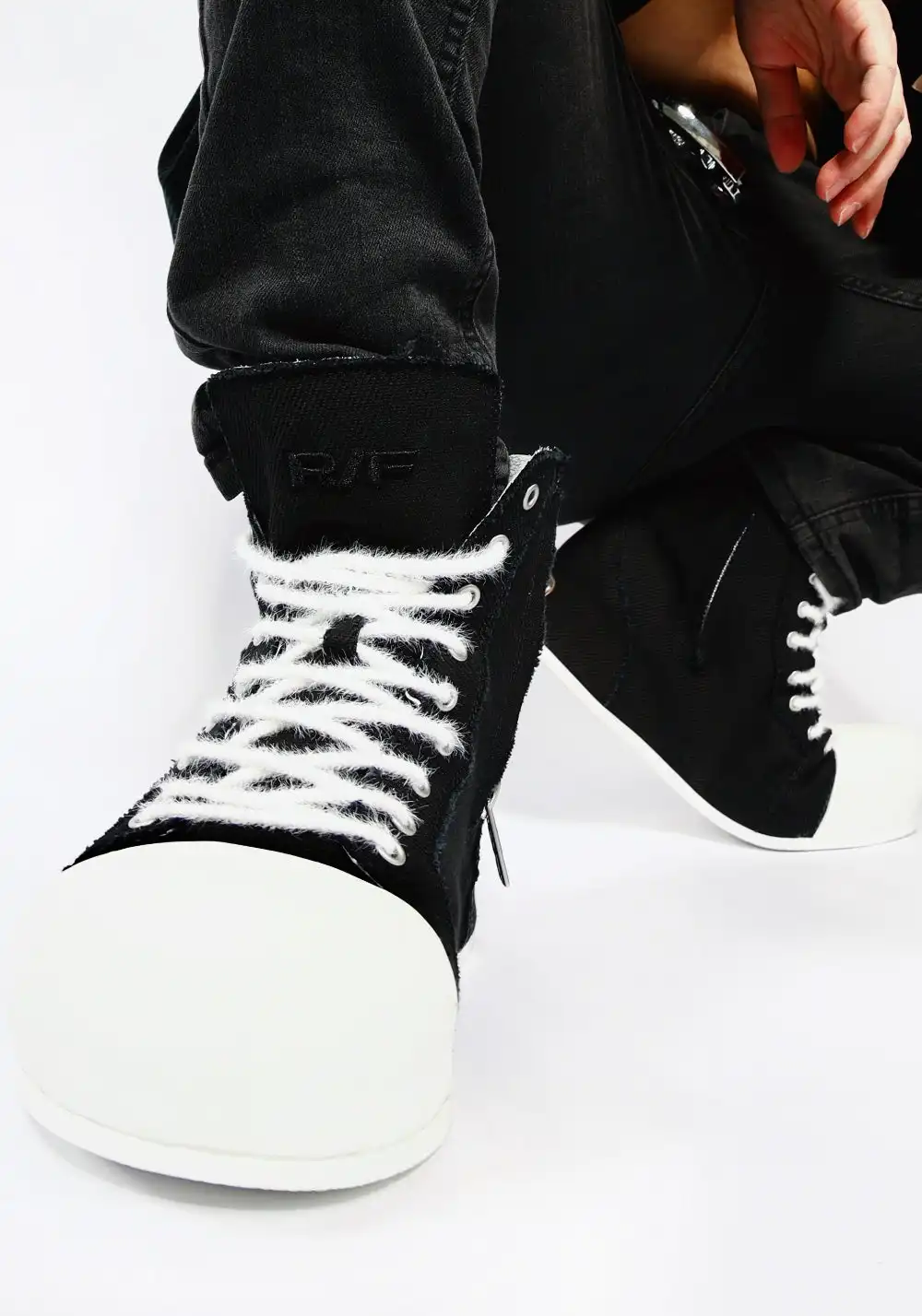 FVVO丨R/F 2.0 “ Chaos NOISE ”Canvas boots-Black&White
