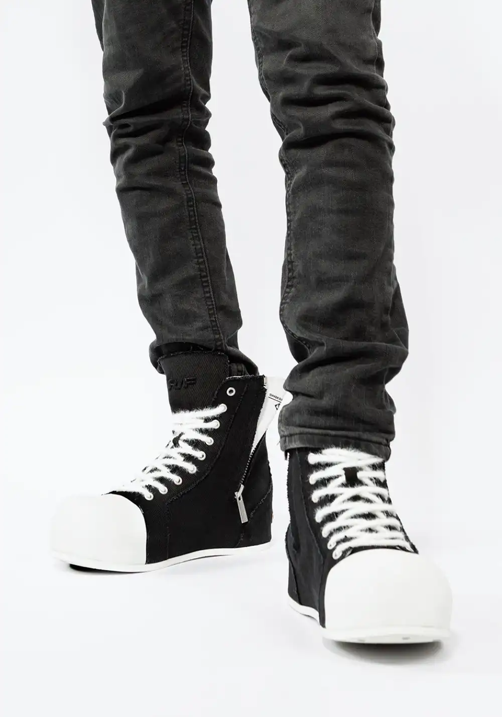 FVVO丨R/F 2.0 “ Chaos NOISE ”Canvas boots-Black&White