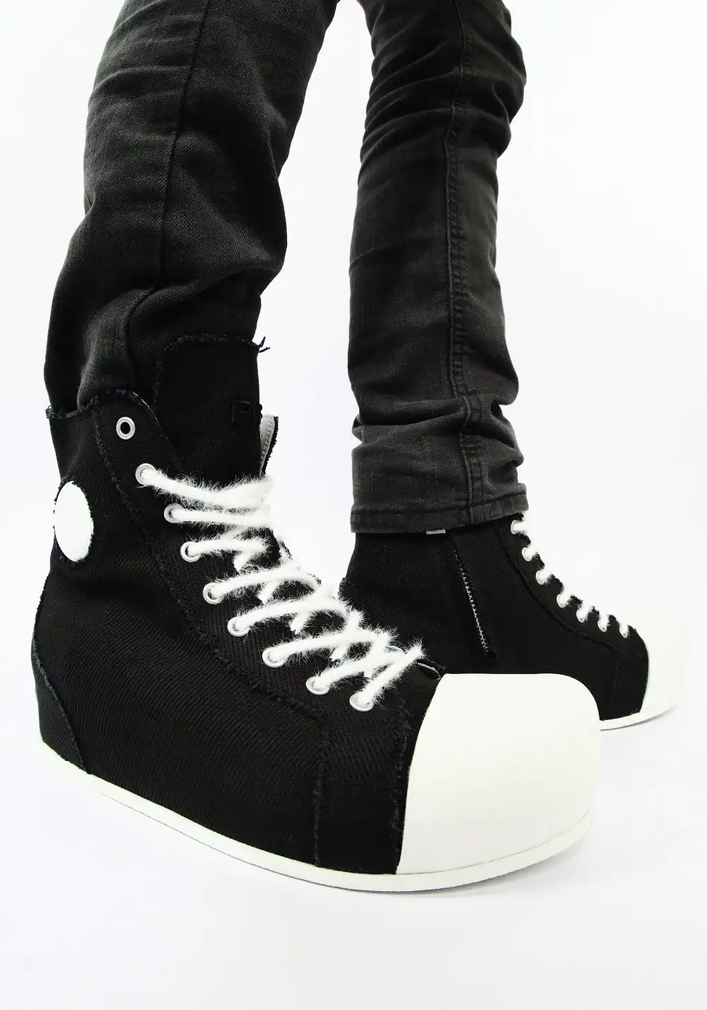 FVVO丨R/F 2.0 “ Chaos NOISE ”Canvas boots-Black&White