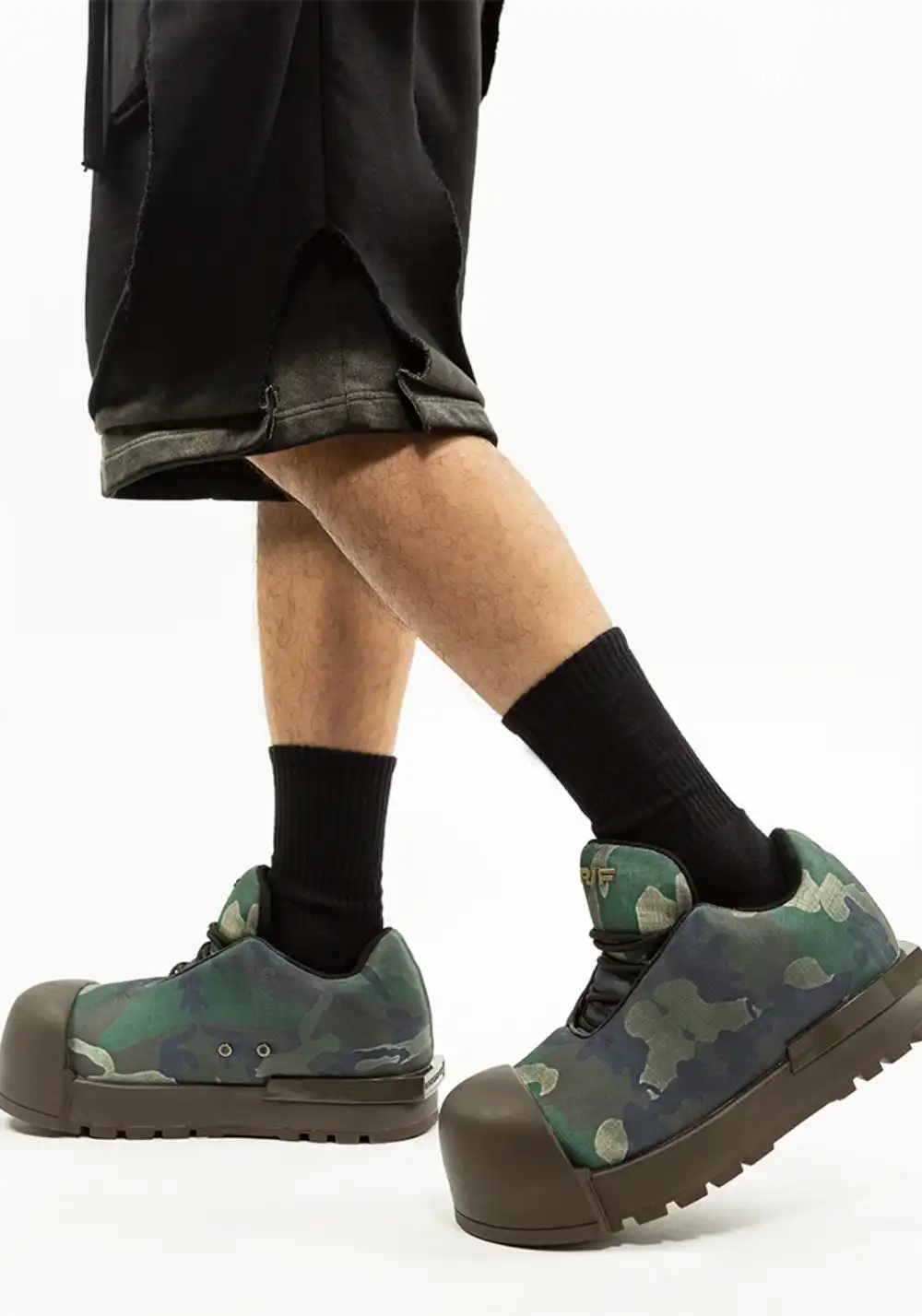 FVVO丨THICK SOLED LOW BOOTS-Army Green