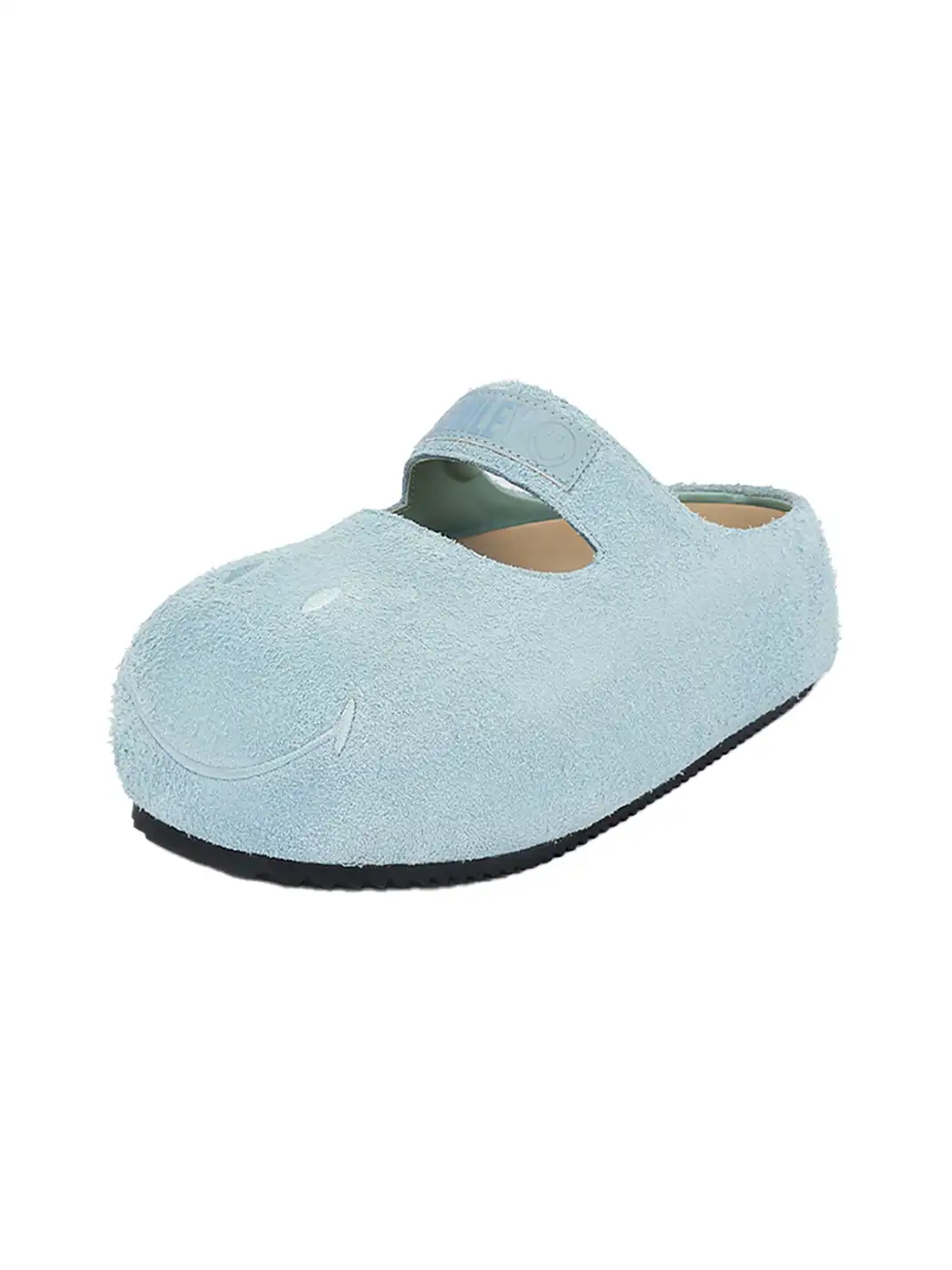 SMILEY | Slip-On Mary Jane Mules-Blue