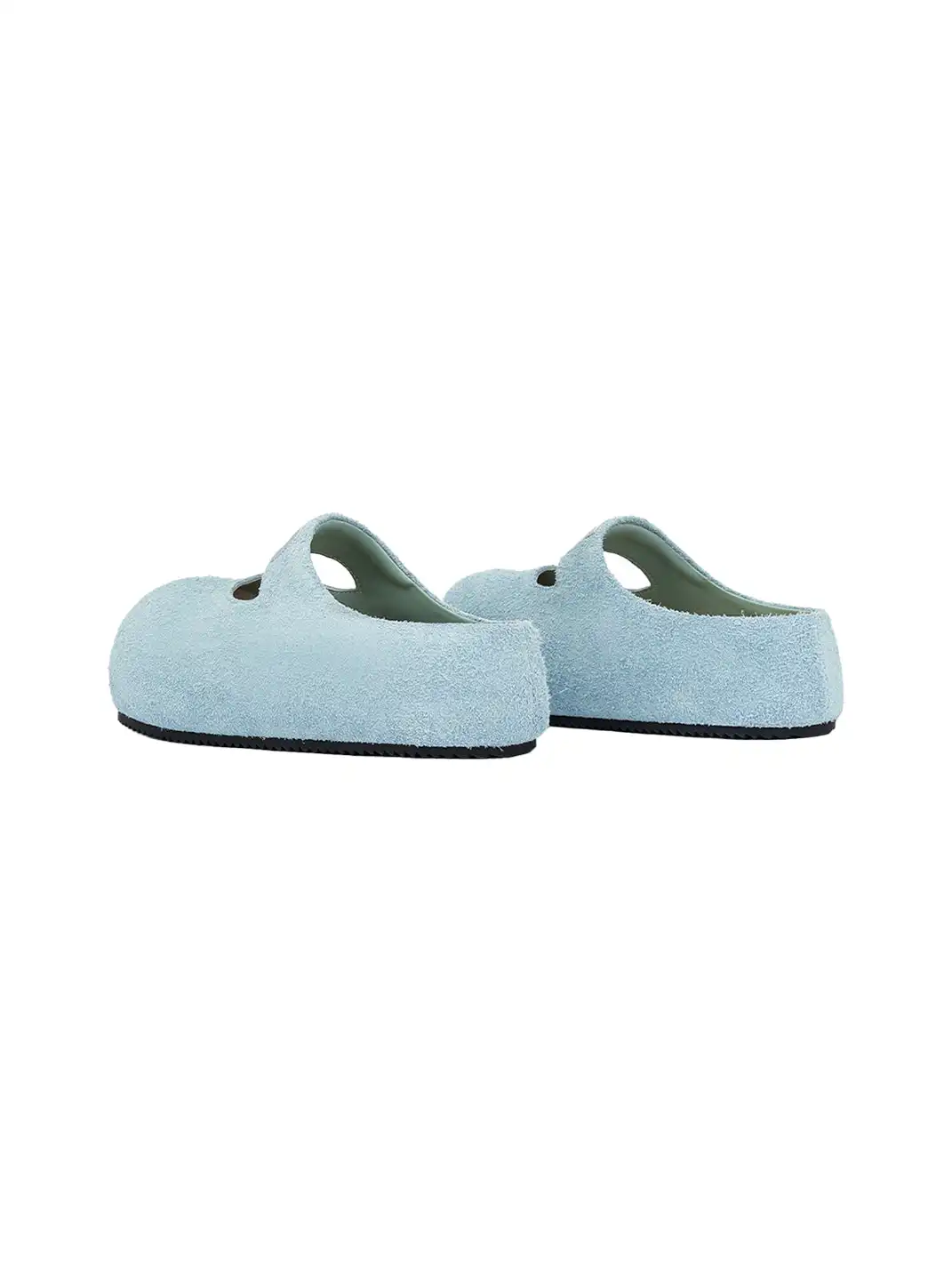 SMILEY | Slip-On Mary Jane Mules-Blue
