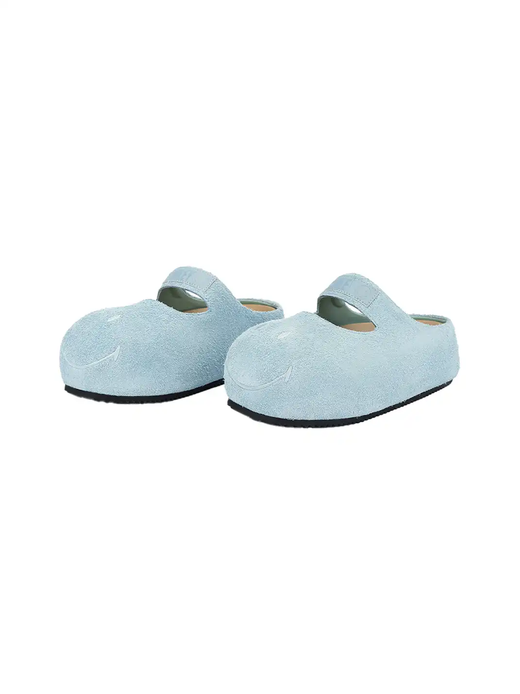 SMILEY | Slip-On Mary Jane Mules-Blue