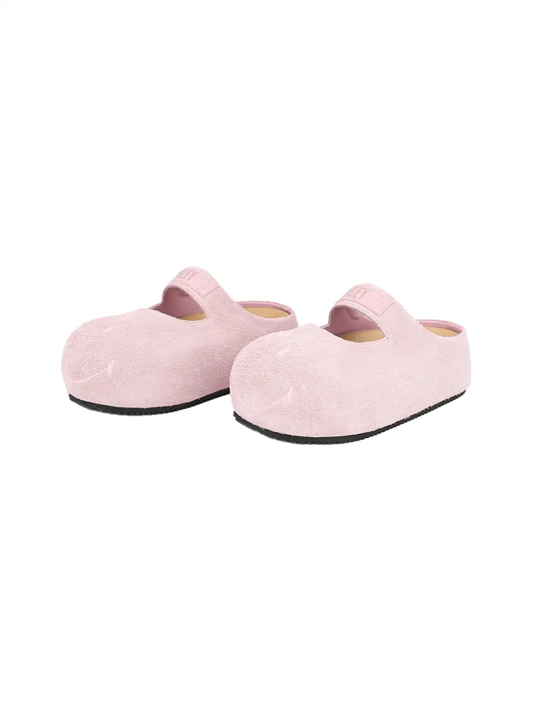 SMILEY | Pink Slip-On Mary Jane Mules