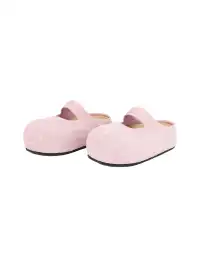 SMILEY | Pink Slip-On Mary Jane Mules