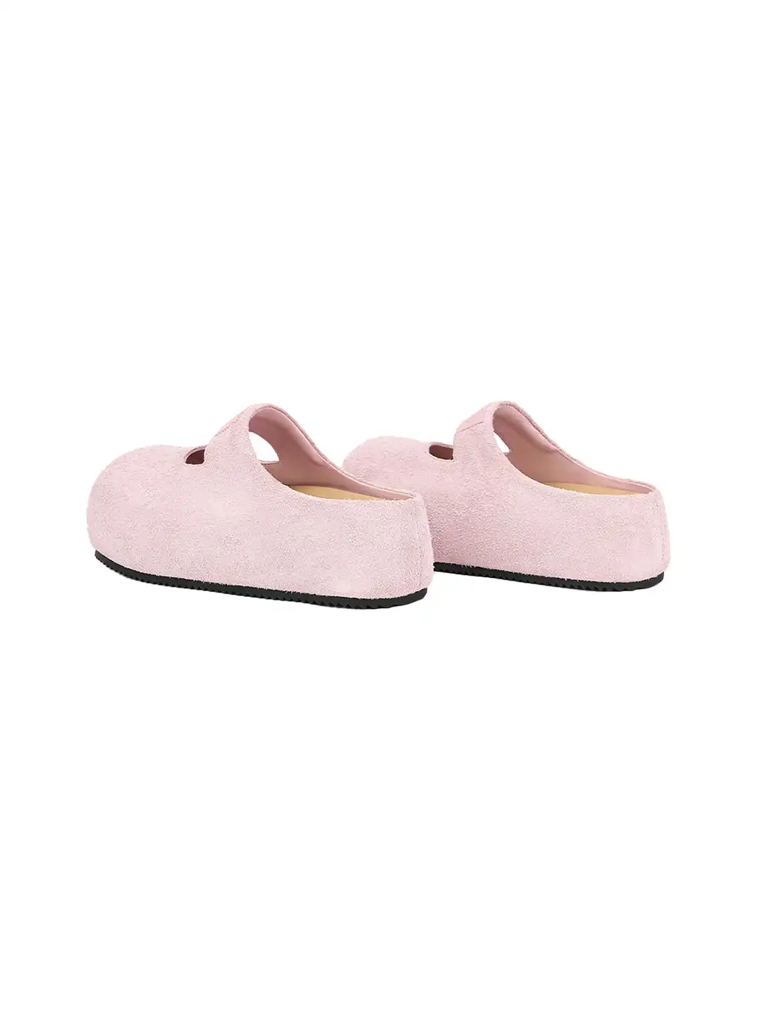 SMILEY | Pink Slip-On Mary Jane Mules