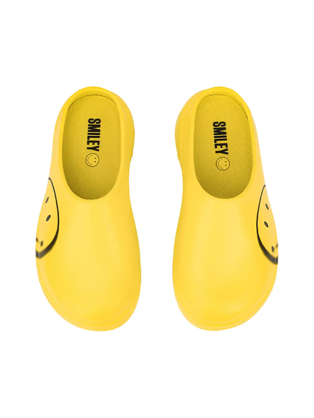 SMILEY | Slip-On Platform Chef Shoes-Yellow