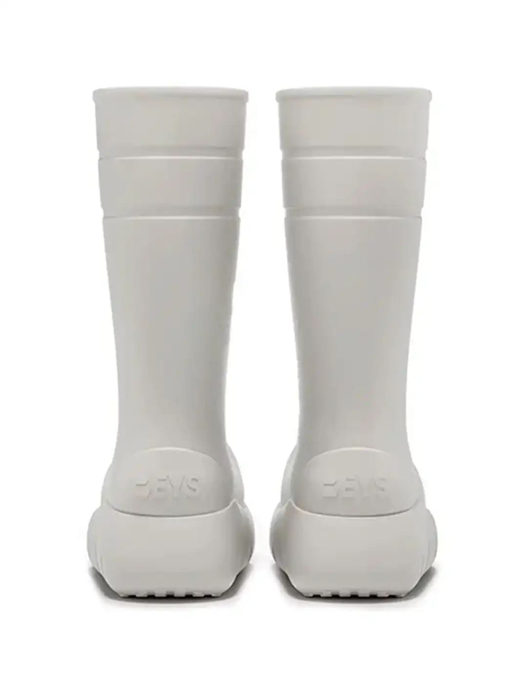 BEYS | Tall Clown Boots - Waterproof Platform-White