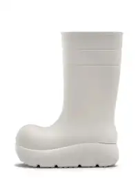BEYS | Tall Clown Boots - Waterproof Platform-White