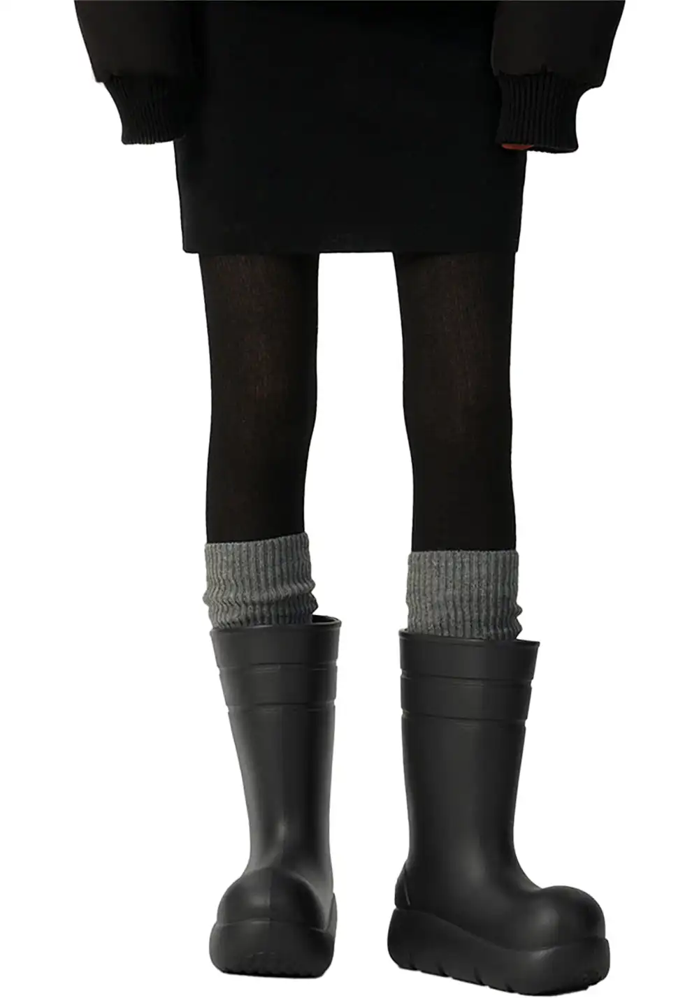 BEYS | Tall Clown Boots - Waterproof Platform-Black
