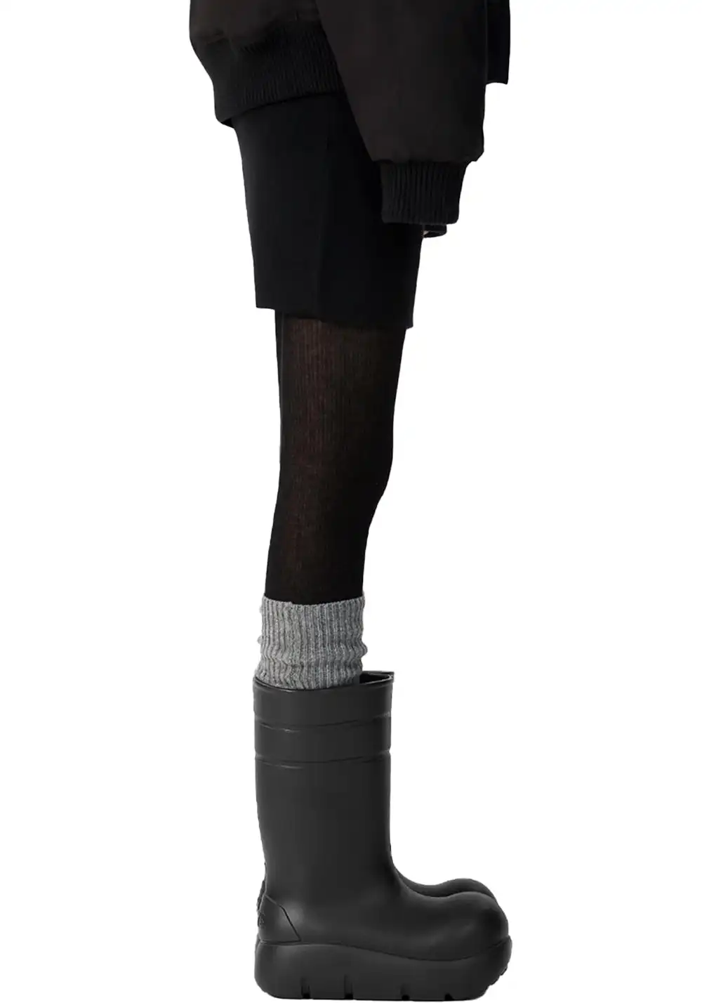BEYS | Tall Clown Boots - Waterproof Platform-Black