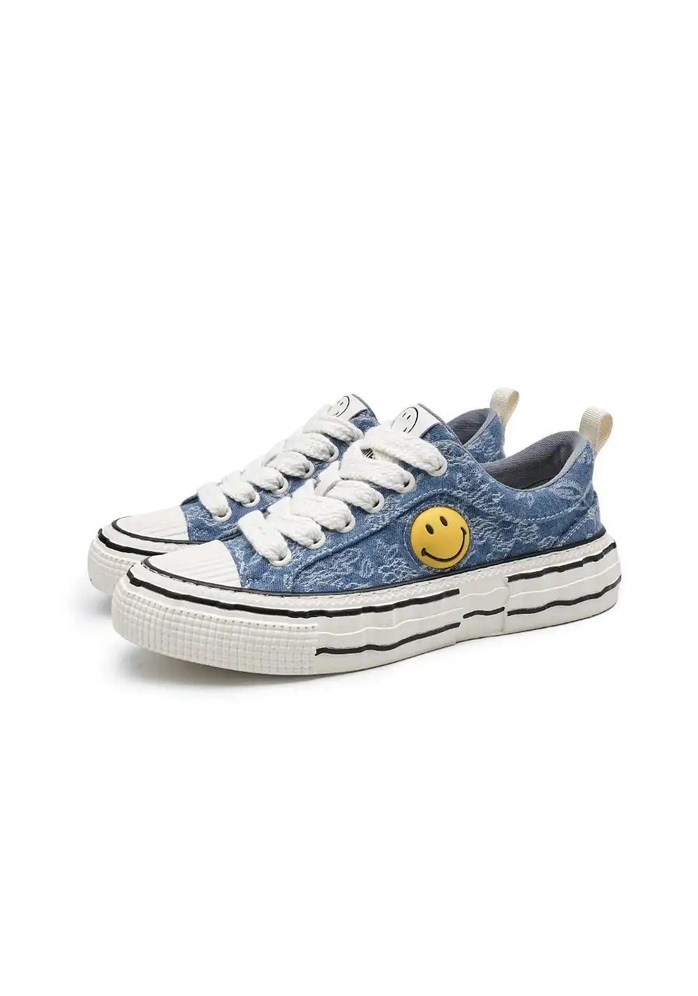 SMILEY丨Lightweight Smiley Pattern Canvas Shoes