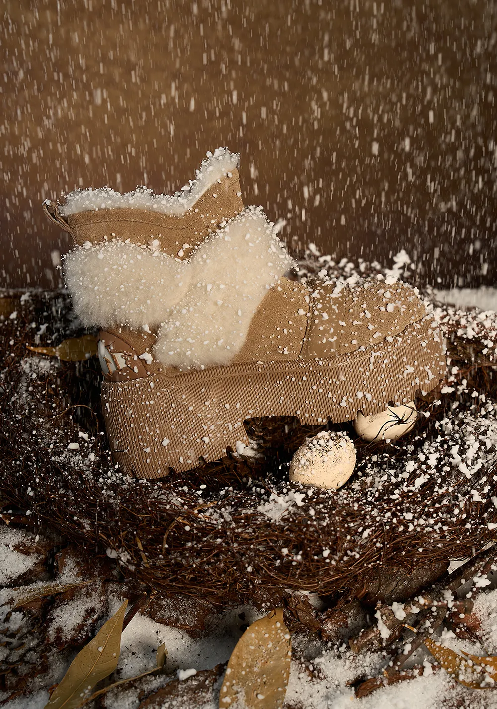SMILEY丨Short Snow Boots-Camel