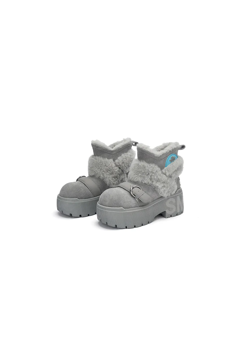 SMILEY丨Short Snow Boots-Gray