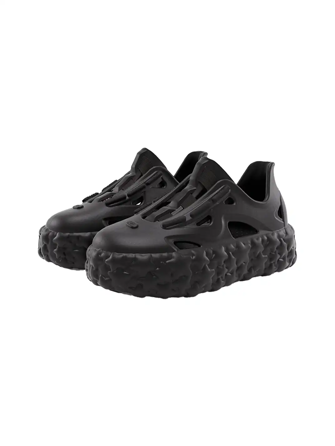 BEYS | EVA Eco-Friendly Ultra-Light and Soft Star Platform Sandals - Black