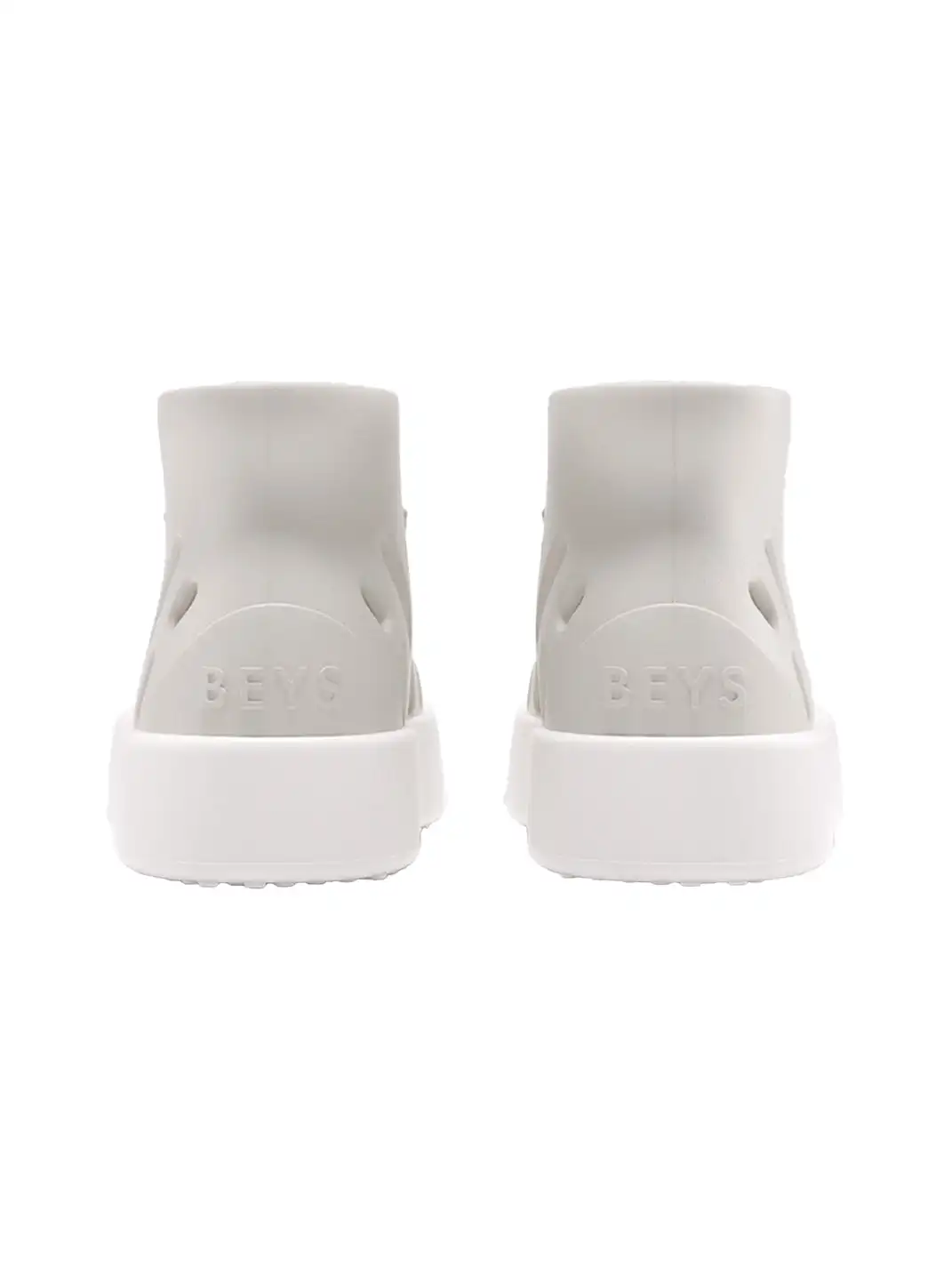 BEYS | High-Top Chunky Sole Capsule-Inspired Clog Boots for Summer-Beige