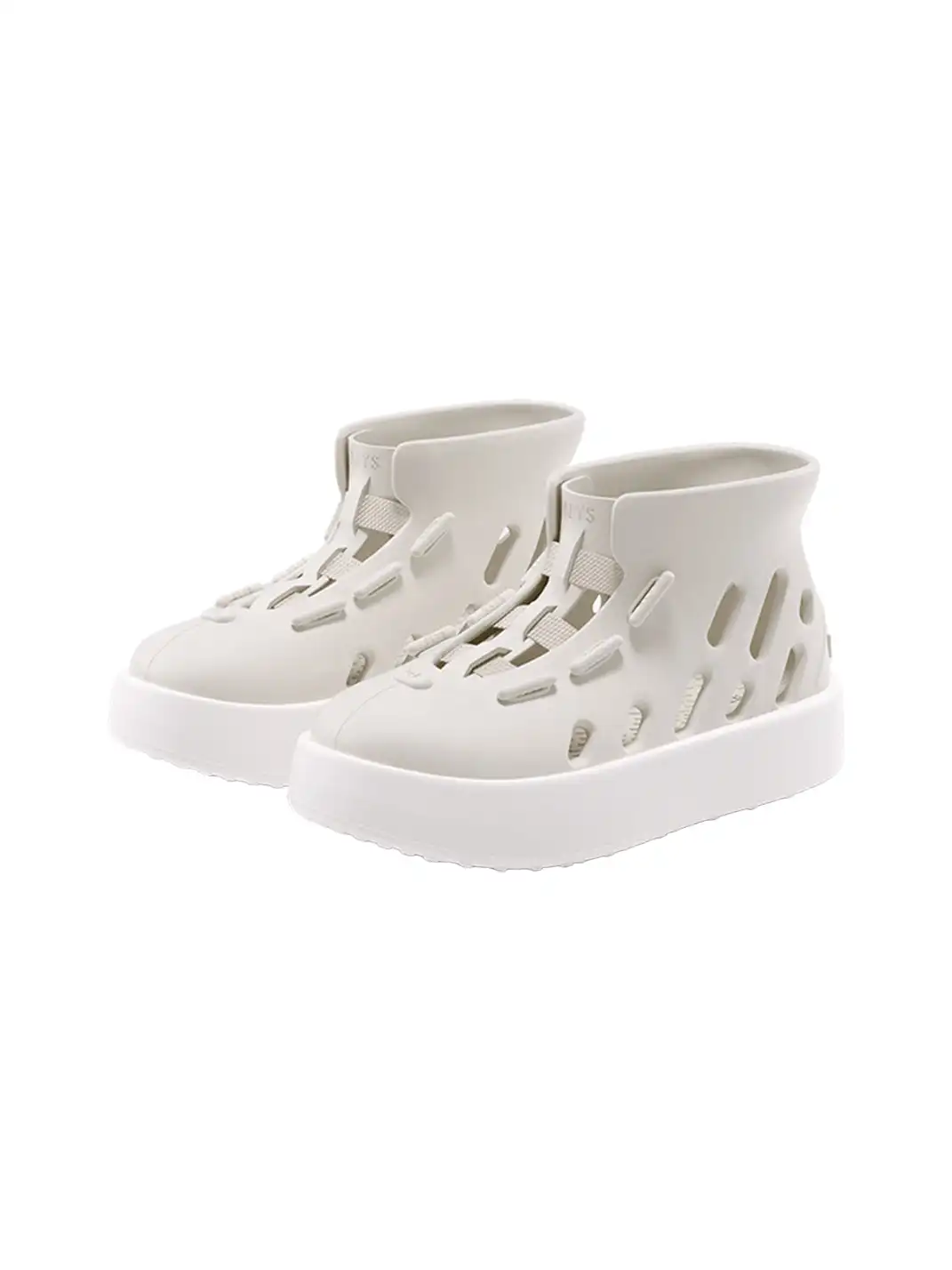 BEYS | High-Top Chunky Sole Capsule-Inspired Clog Boots for Summer-Beige