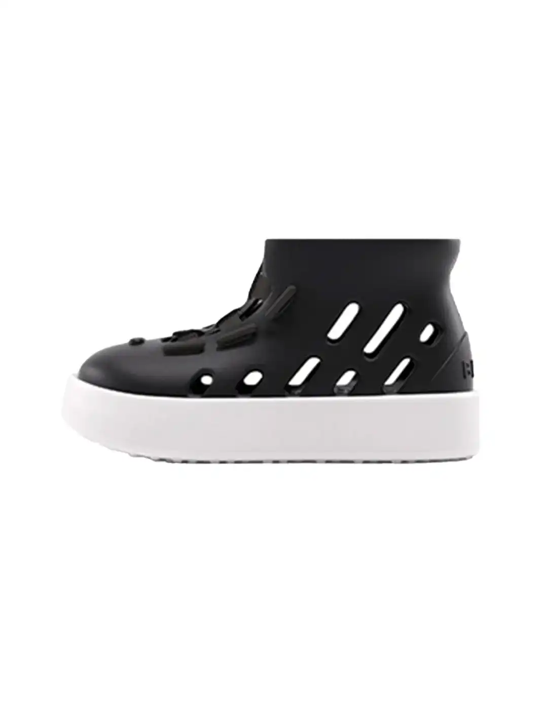 BEYS | High-Top Chunky Sole Capsule-Inspired Clog Boots for Summer-Black