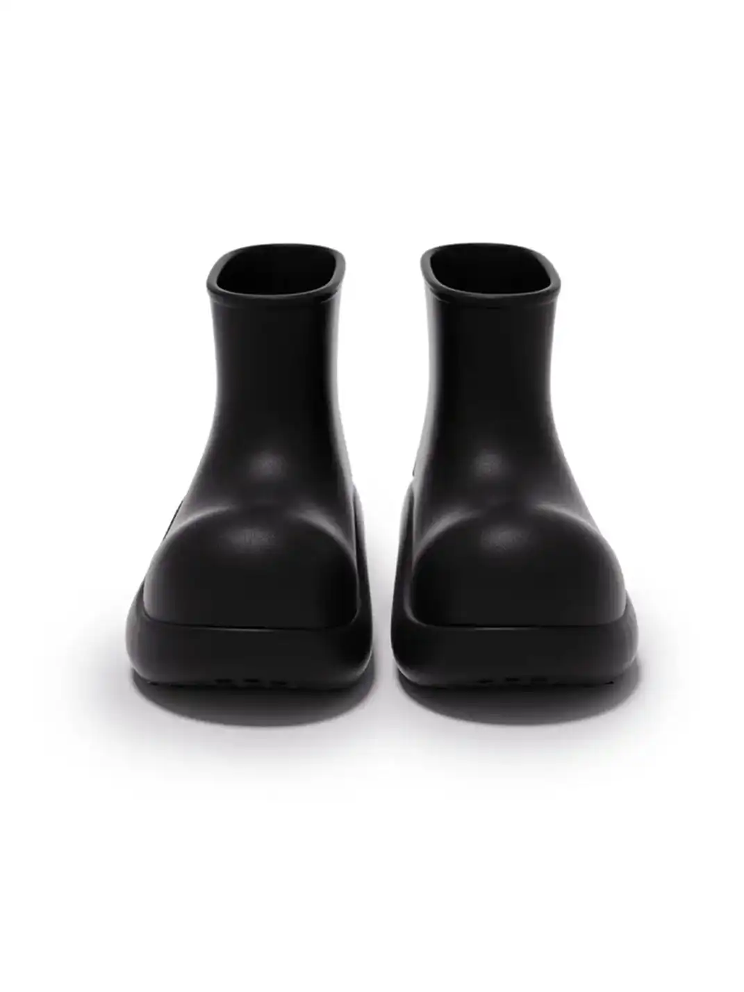 BEYS | Short Clown Boots - Chunky Rain Boots-Black