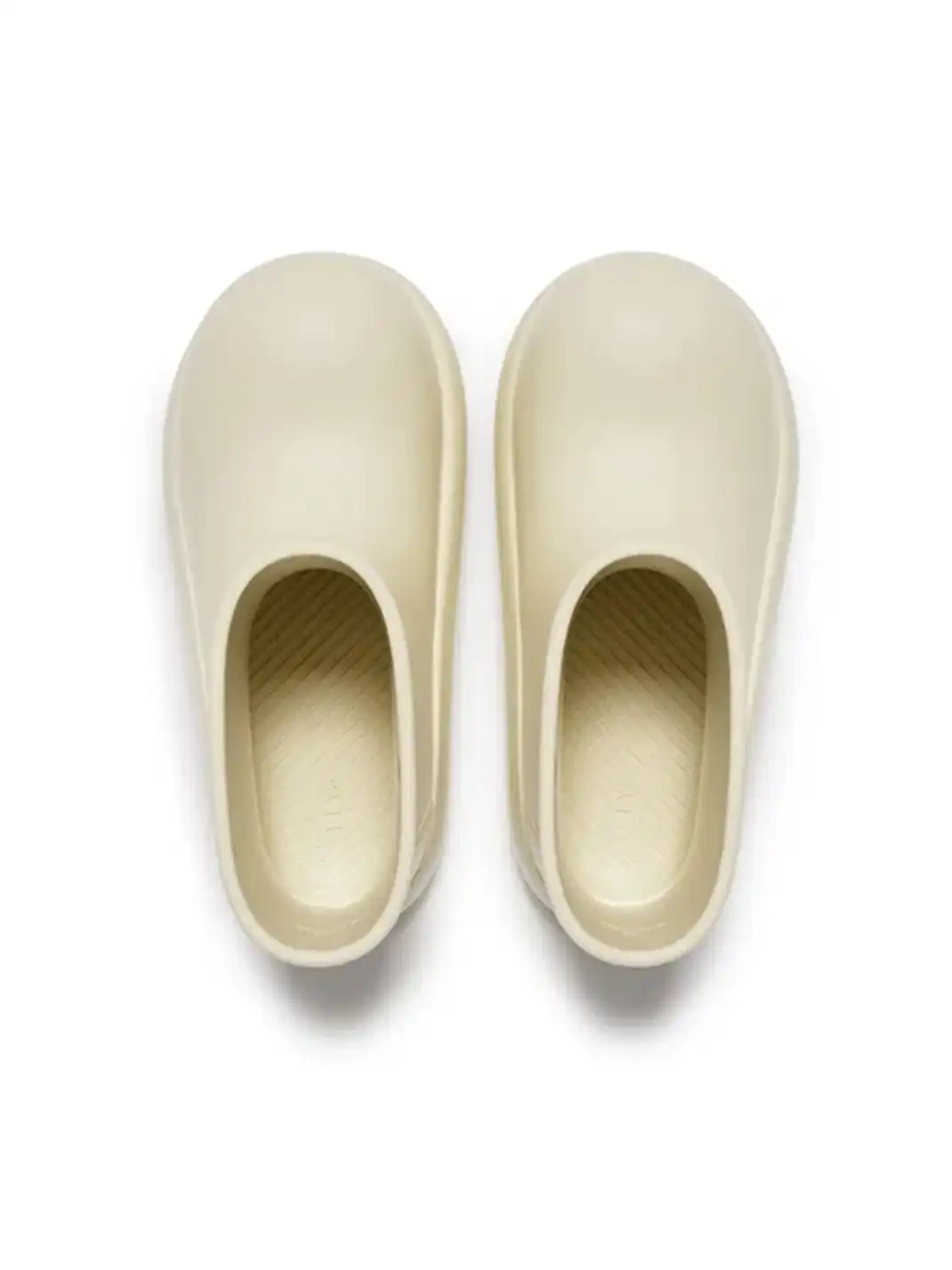BEYS | Short Clown Boots - Chunky Rain Boots-Beige