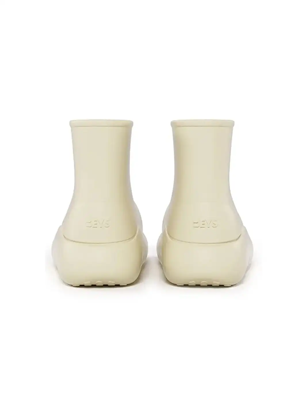 BEYS | Short Clown Boots - Chunky Rain Boots-Beige