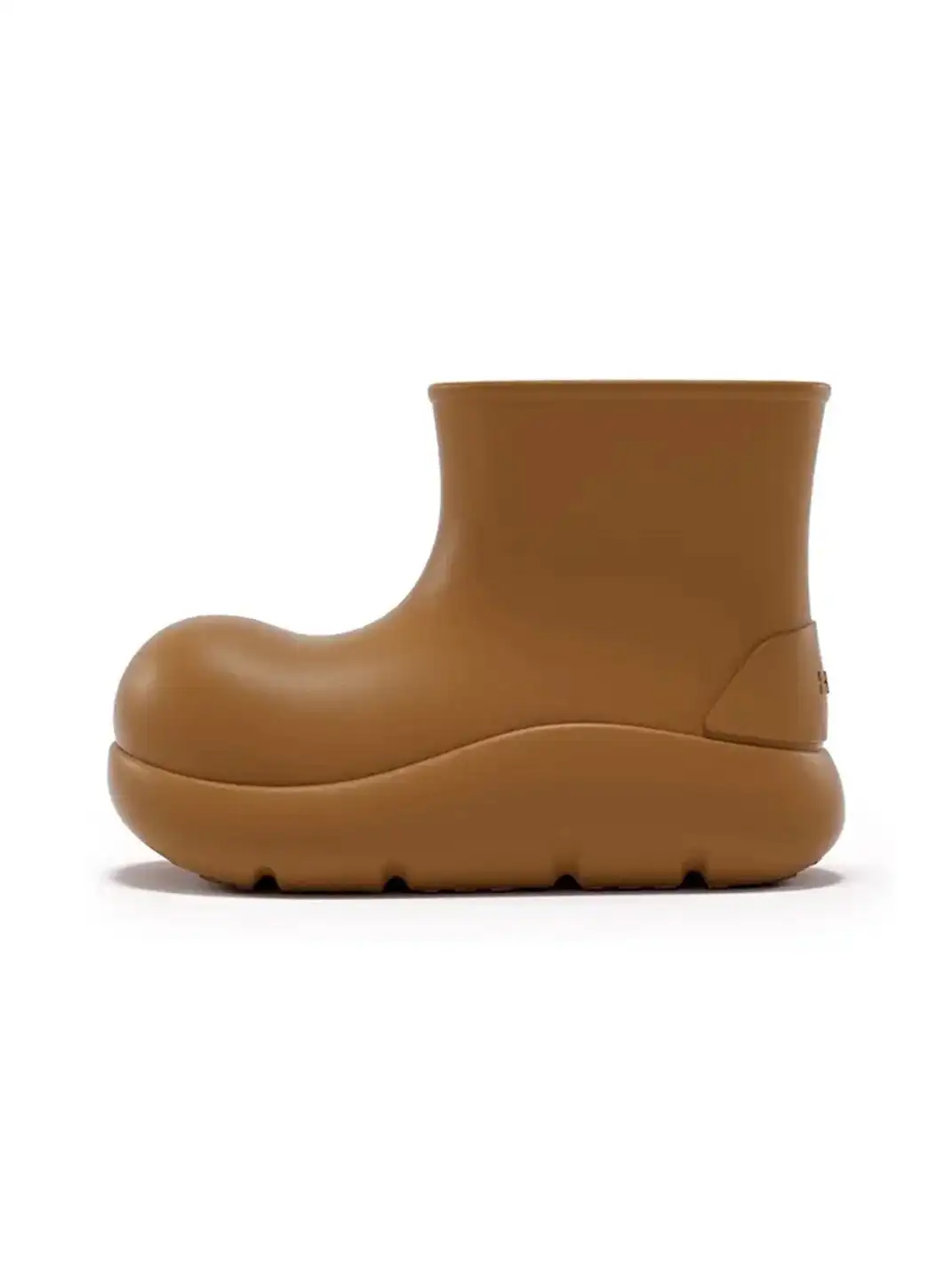 BEYS | Short Clown Boots - Chunky Rain Boots-Brown