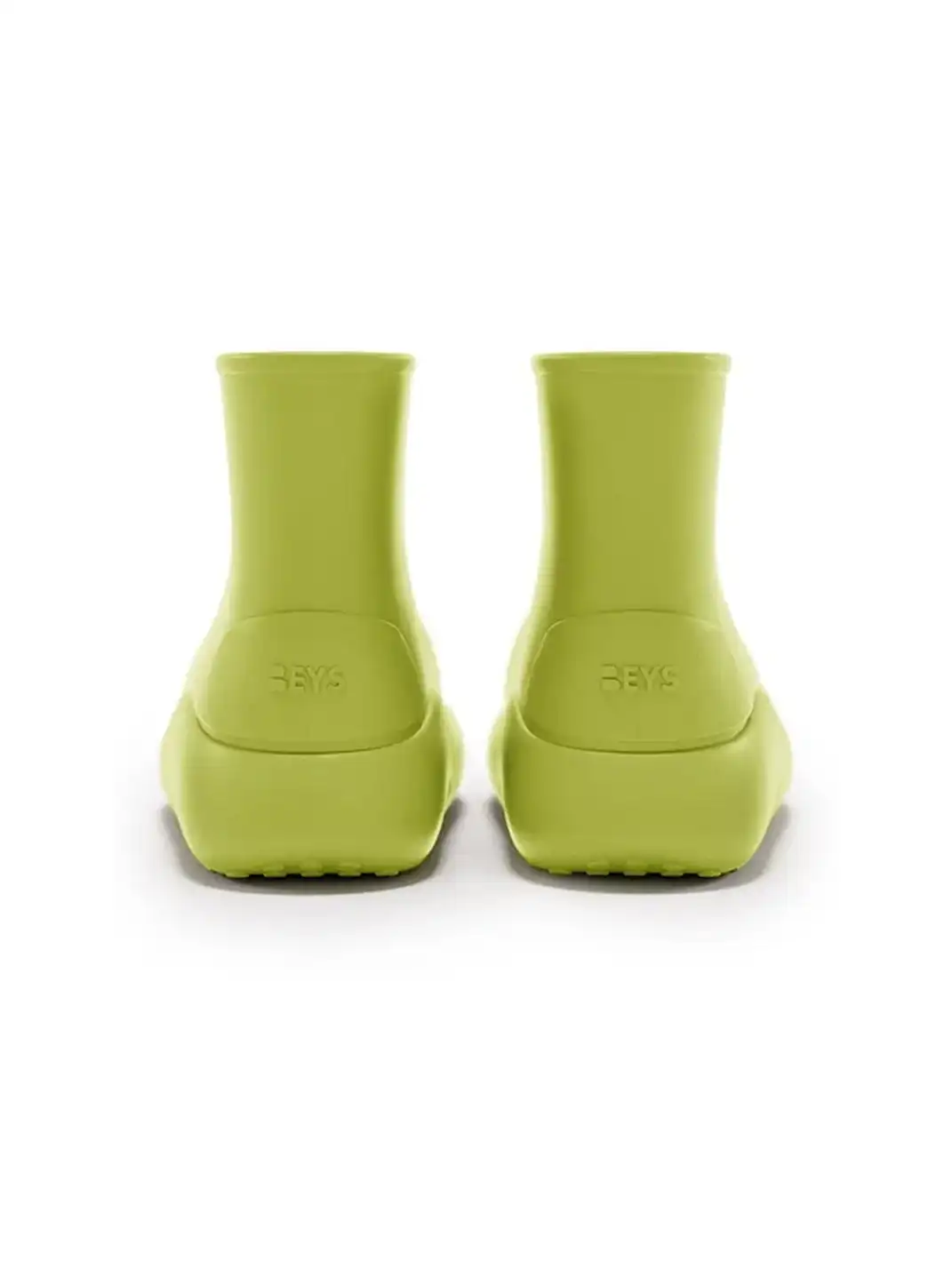 BEYS | Short Clown Boots - Chunky Rain Boots-Green