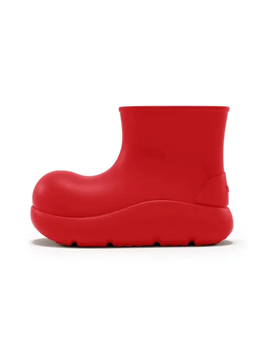 BEYS | Short Clown Boots - Chunky Rain Boots-Red
