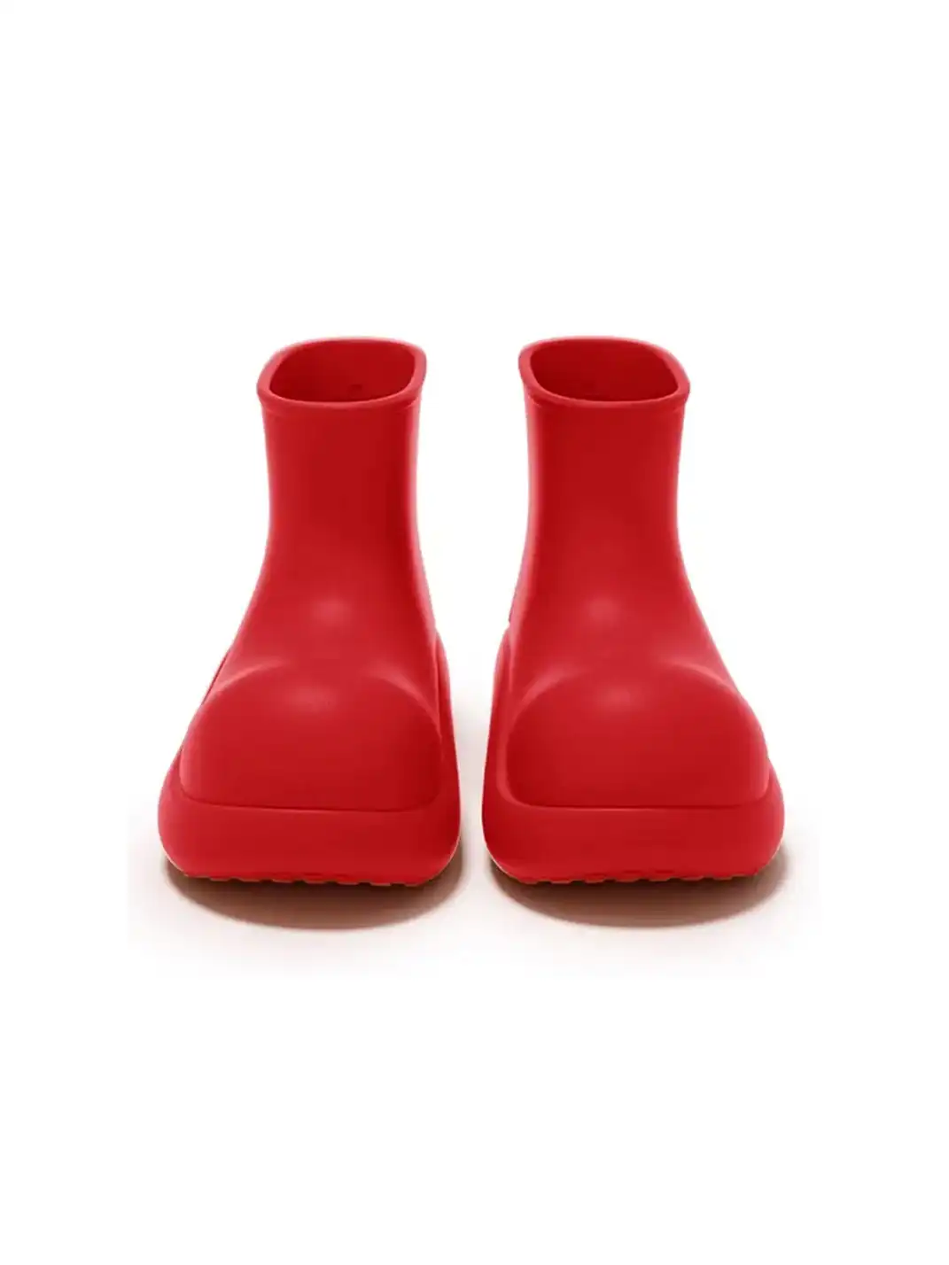 BEYS | Short Clown Boots - Chunky Rain Boots-Red